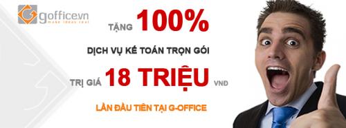 G-Office khuyến mãi: Tặng dịch vụ kế toán trị giá 18 triệu đồng nhân 30-4 – Giới thiệu web