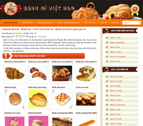 Vietnam Bread – Bánh mì – Cách làm bánh mì – Bánh mì thơm ngon giá rẻ – Giới thiệu web