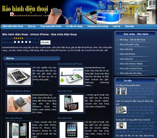 Bảo hành điện thoại – Unlock iPhone – Sửa chữa điện thoại – Giới thiệu web