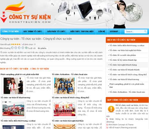 Công ty sự kiện – Tổ chức sự kiện – Công ty tổ chức sự kiện – Giới thiệu web