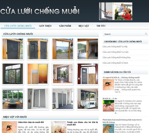 Cửa Lưới Chống Muỗi – Lưới Chống Muỗi – Giới thiệu web