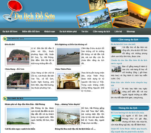 Du lịch Đồ Sơn – Khám phá Đồ Sơn – Tour du lịch Đồ Sơn, Cát Bà, Hải Phòng – Giới thiệu web