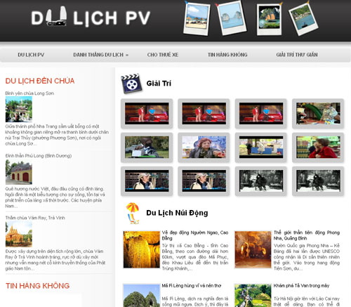 Du Lịch PV – Giới thiệu web