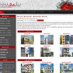 Nhà mẫu – Mẫu nhà phố – Mẫu biệt thự – Mẫu nhà – Giới thiệu web