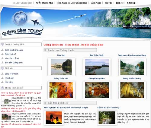 Quảng Bình tours – Tours du lịch – Du lịch Quảng Bình – Giới thiệu web