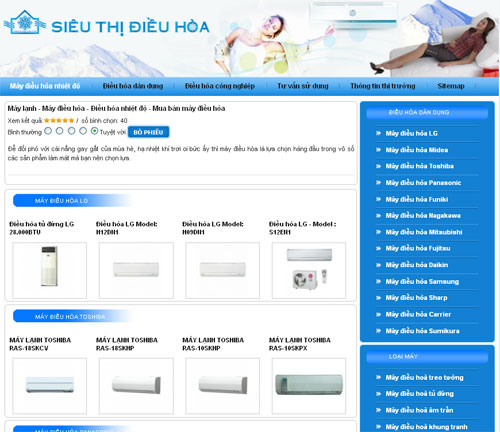 Máy lạnh – Máy điều hòa – Điều hòa nhiệt độ – Mua bán máy điều hòa – Giới thiệu web