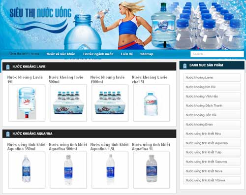 Siêu thị nước uống – Nước khoáng tinh chất – Nước suối  – sieuthinuocuong.com – Giới thiệu web