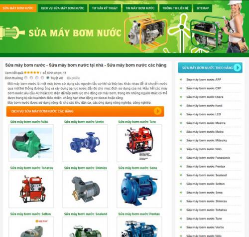 Sửa máy bơm nước – Sửa máy bơm nước tại nhà – Sửa máy bơm nước các hãng – Giới thiệu web