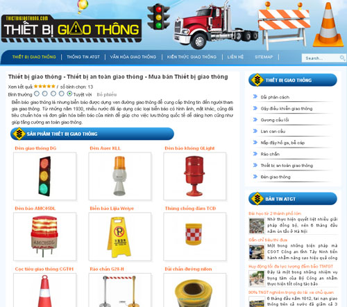 Thiết bị giao thông – Thiết bị an toàn giao thông – Mua bán Thiết bị giao thông – Giới thiệu web