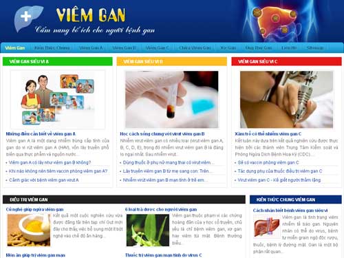 Viêm gan – Bệnh viêm gan – Chữa viêm gan – Viêm gan siêu vi A, B, C – Giới thiệu web