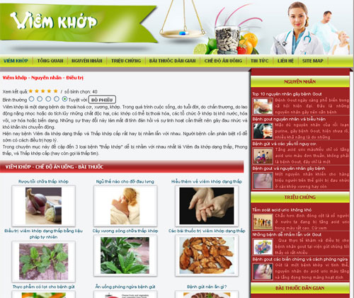 Viêm khớp – Nguyên nhân – Điều trị – Giới thiệu web