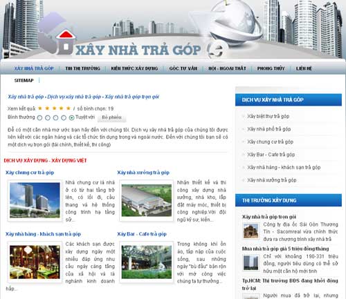 Xây nhà trả góp – Dịch vụ xây nhà trả góp – Xây nhà trả góp trọn gói – Giới thiệu web