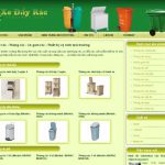 Xe đẩy rác – Thùng rác – Xe gom rác – Thiết bị vệ sinh môi trường – Giới thiệu web